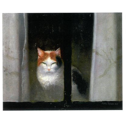Poes, 2007 by Martin Sijbesma - 6 X 6 Inches (Greeting Card)
