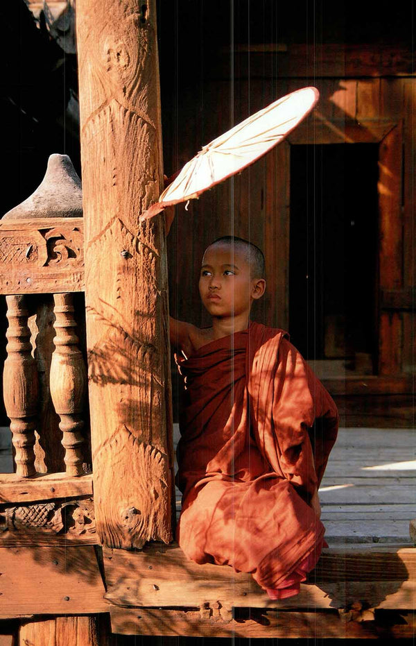 Birmanie, Pagan, 1994 par Christophe Boisvieux - 20 X 28" - Affiche Fine Art.