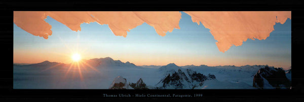 Hielo Continental, 1999 by Thomas Ulrich - 13 X 38" - Fine Art Poster.