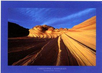 Vermilion Cliffs Wilderness, Arizona 2000 by Christophe Cassegrain - 20 X 28" - Fine Art Poster.