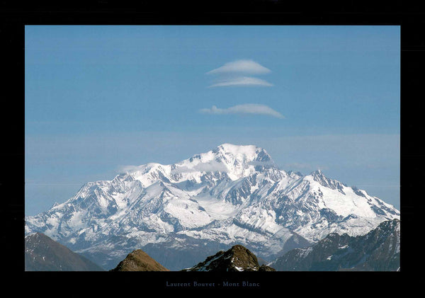 Mont Blanc by Laurent Bouvet - 20 X 28" - Fine Art Poster.