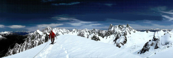 Mont Blanc du Tacul, Maudit by Franck Charel - 13 X 38 Inches (Art Print)