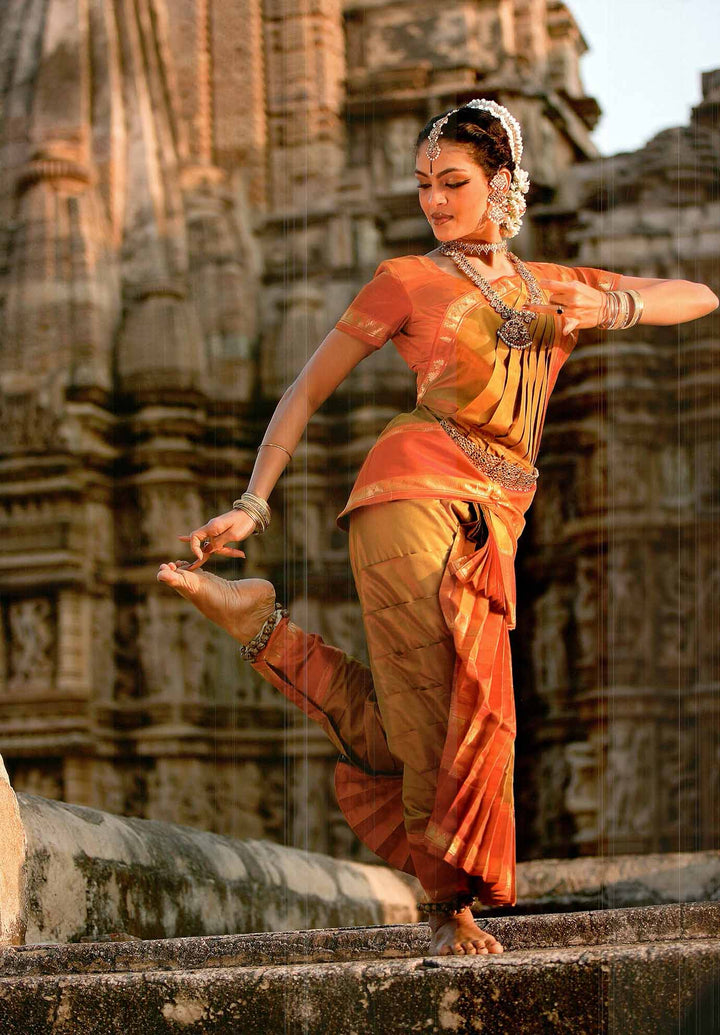 Bharatanatyam dancer, India by Paule Seux - 20 X 28" - Fine Art Poster.