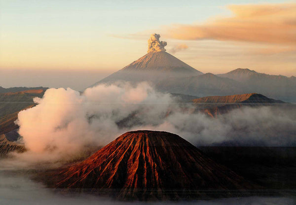 Mount Bromo Volcano, Java, Indonesia by Bruno Morandi - 20 X 28" - Fine Art Poster.
