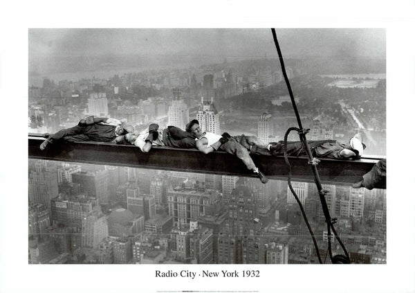 Radio City New York, 1932  - 20 X 28 Inches - Fine Art Poster.
