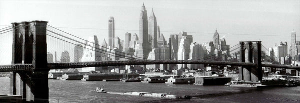 New York, 1953 by Emil Schulthess - 13 X 38" - Fine Art Poster.
