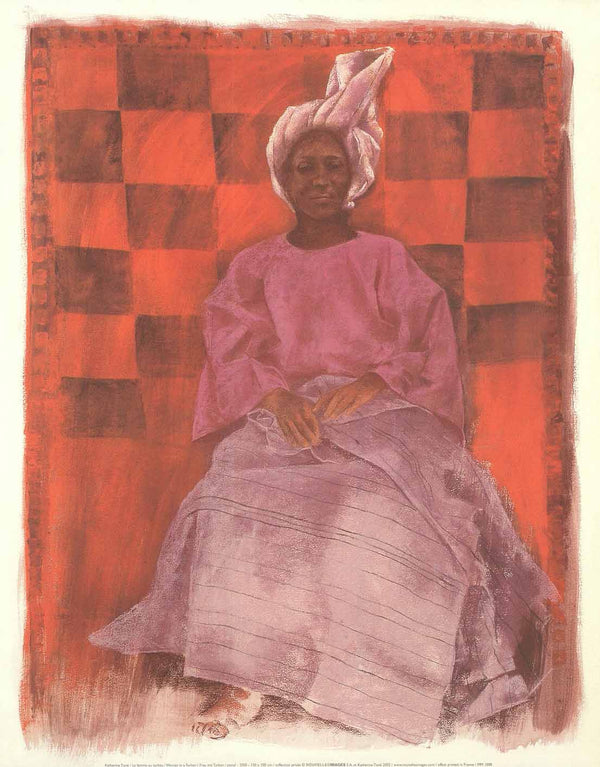 La Femme au Turban by Katherine Tisne - 16 X 20 Inches (Art Print)