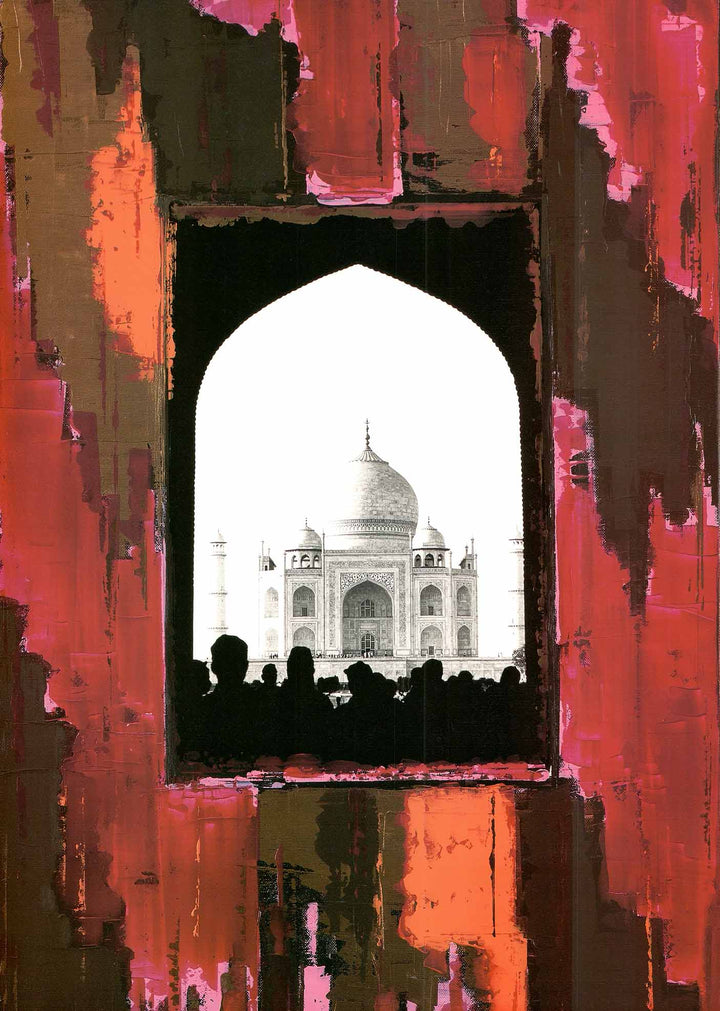 Taj Pink by Anne Valverde - 20 X 28" - Fine Art Poster.