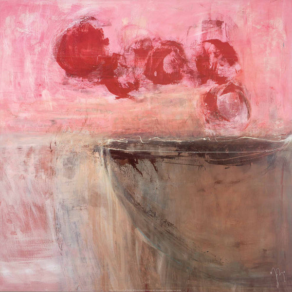 Pink Vask by Jocelyne Bonzom - 28 X 28 Inches (Art Print)