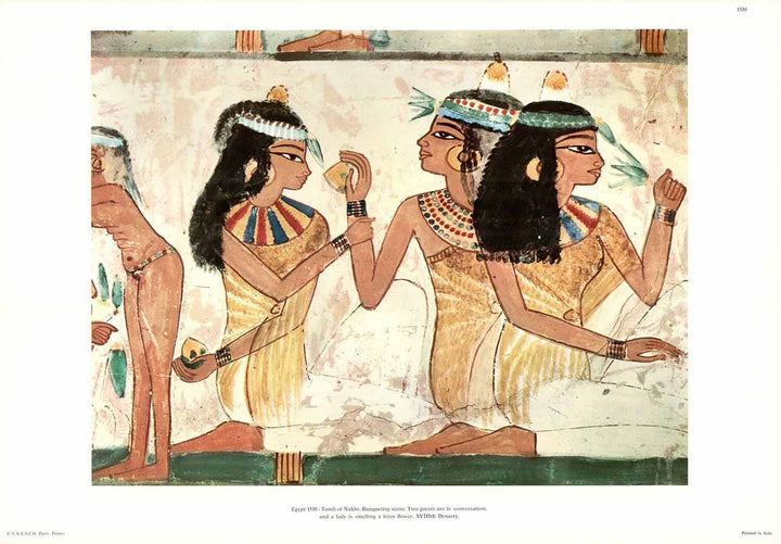 Egypt - Tomb of Nakht - 13 X 19" - Fine Art Poster.