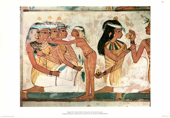 Egypt - Tomb of Nakht - 13 X 19" - Fine Art Poster.