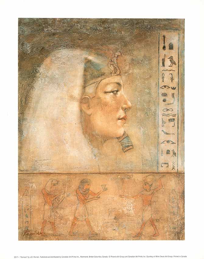 Ramses by J.D. Parrish - 10 X 12" - Fine Art Poster.