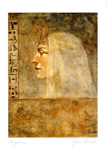 Cléopâtre par JD Parrish (Égypte) – 12,7 x 17,8 cm (carte de vœux)