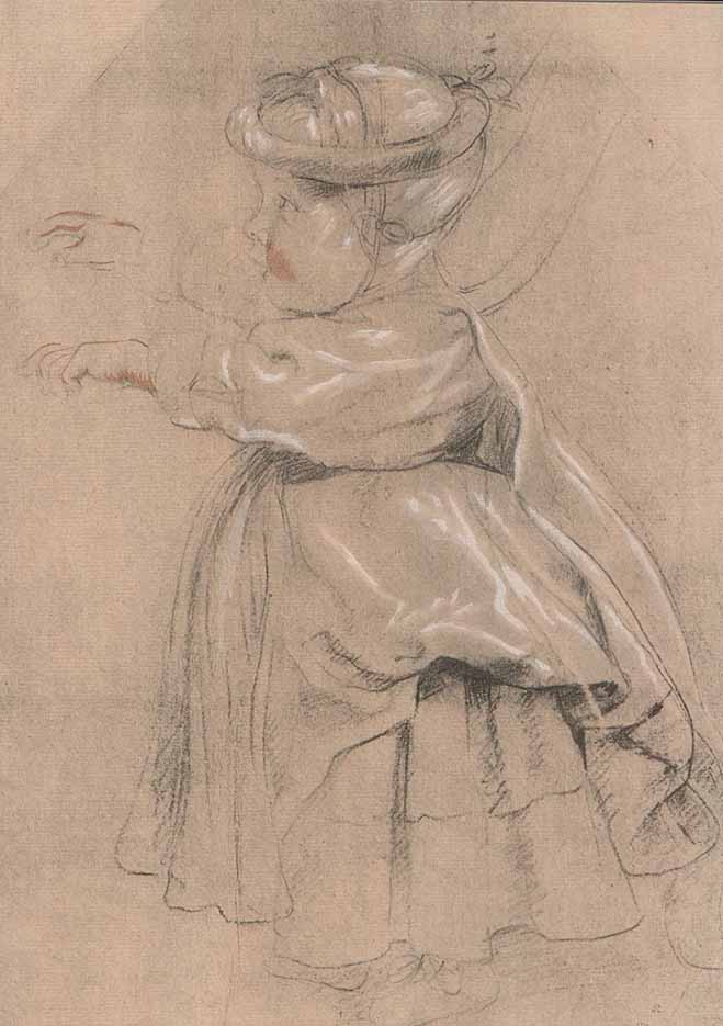 Jacomet - Enfant au Bourrelet by Peter Paul Rubens - 10 X 13" - Fine Art Poster.