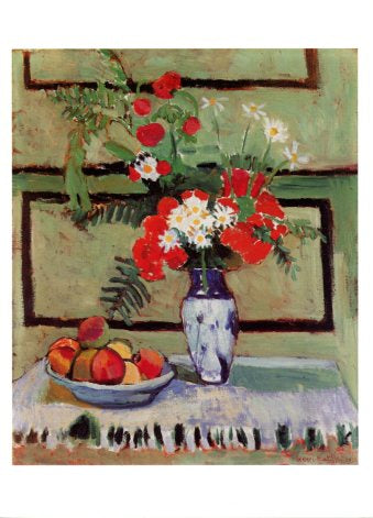 Flowers and Fruits, 1909 by Henri Matisse - 5 X 7 Inches (Greeting Card)