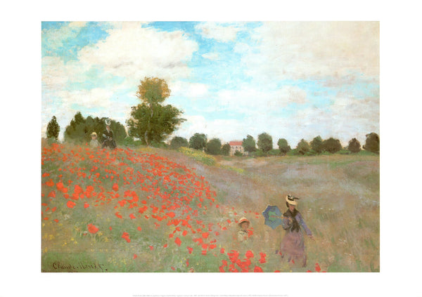 Poppies, 1873 by Claude Monet - 20 X 28 Inches (Poster)