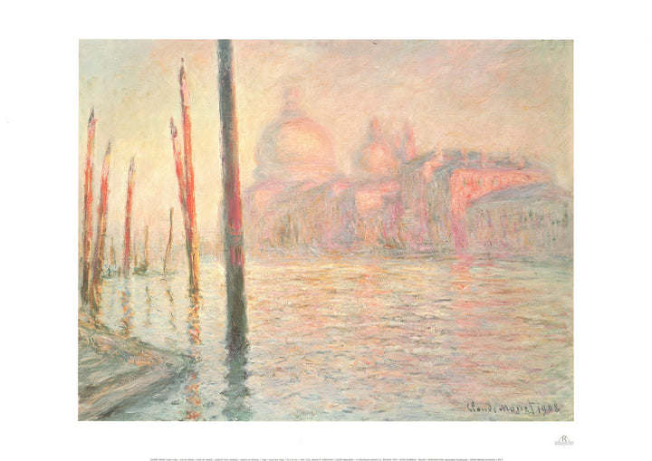 View of Venice, 1908 by Claude Monet - 20 X 28 Inches (Poster)