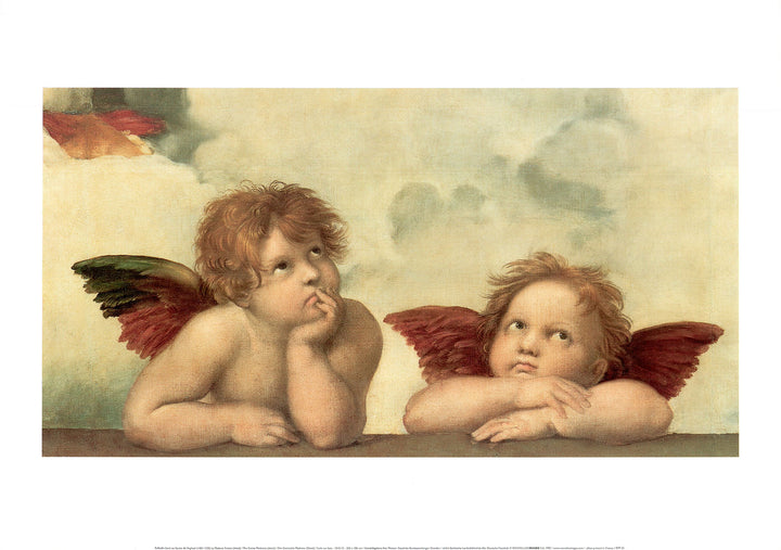 The Sistine Madonna (detail), 1512-13 by Raphael - 20 X 28" (Poster)