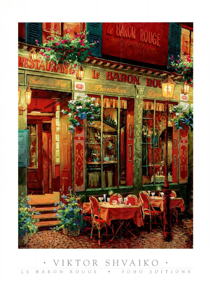 Le Baron Rouge by Viktor Shvaiko - 27 X 36" - Fine Art Poster.