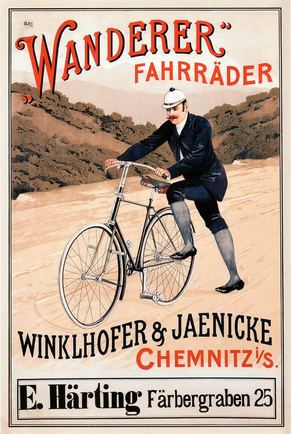 Advertising, Bicycle, Wanderer Fahrräder, 1910