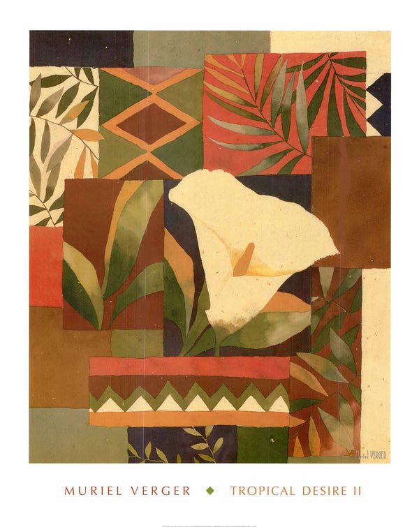 Tropical Desire II by Muriel Verger - 26 X 34" - Fine Art Poster.