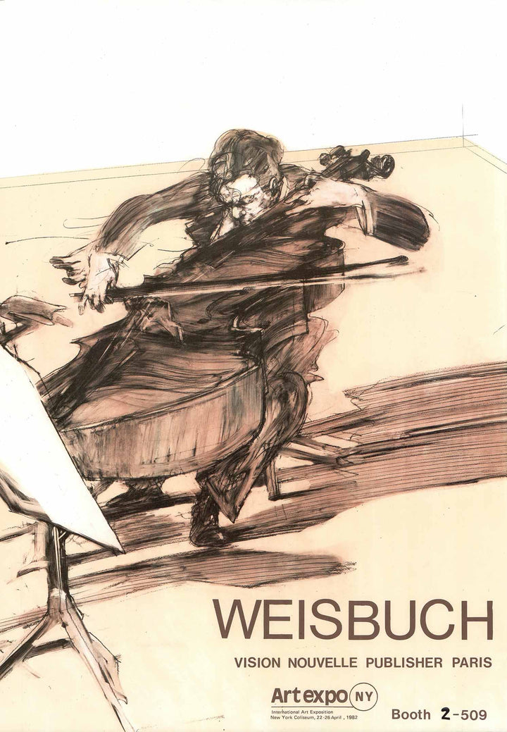 Weisbuch - Expo 82 - Vision Nouvelle Art Expo NY by Claude Weisbuch - 21 X 30" - Fine Art Poster.