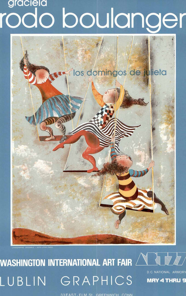 Los Domingos de Julieta by Graciela Rodo Boulanger (Lithograph / Poster) - 21 X 31" - Fine Art Poster.