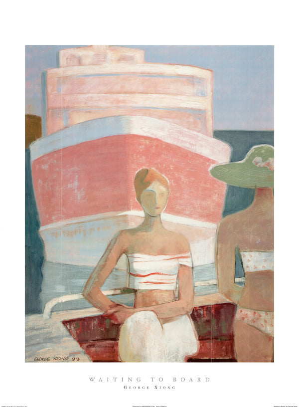Waiting to Board by George Xiong- 24 X 32" - Fine Art Posters.