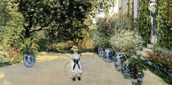 La Maison de l'artiste a Argenteuil, 1873 by Claude Monet - 4 X 8" (Greeting Card)