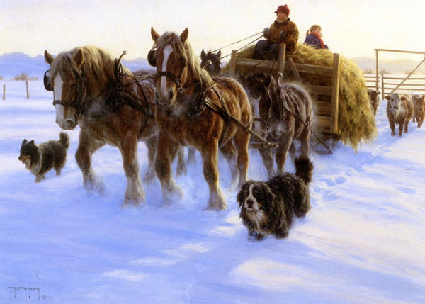 Four Horse Power by Robert Duncan - 5 X 7" (Greeting Card)