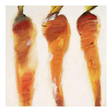 Carottes, 2006 by Nathalie Clement - 40 X 40 Inches