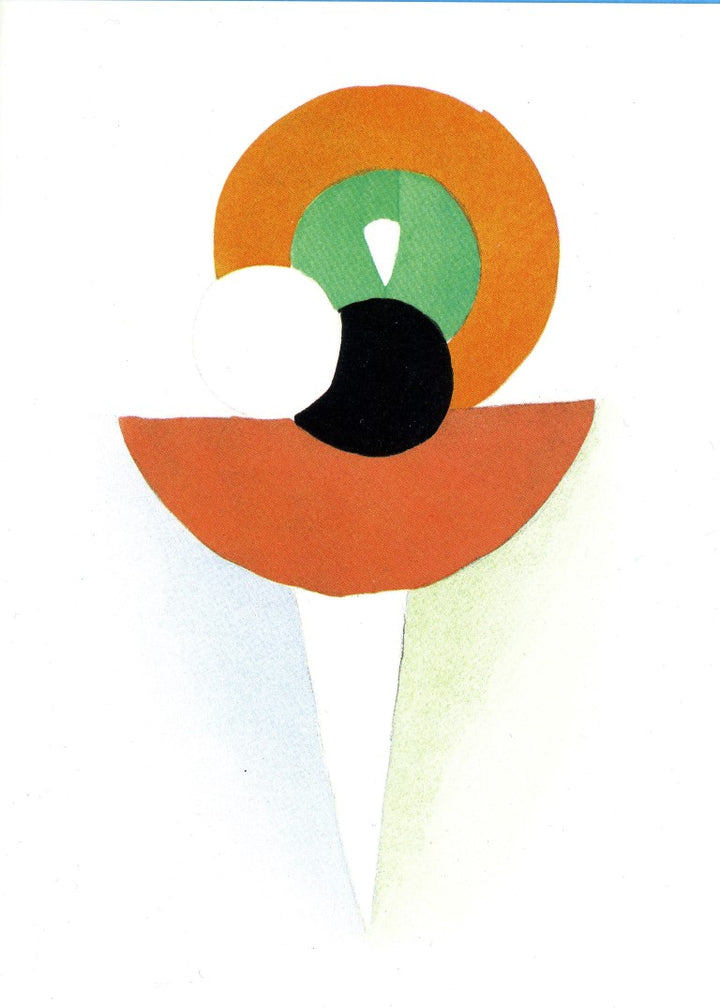 Dancer with Discs by Sonia Delaunay - 5 X 7 Inches (Greeting Card)