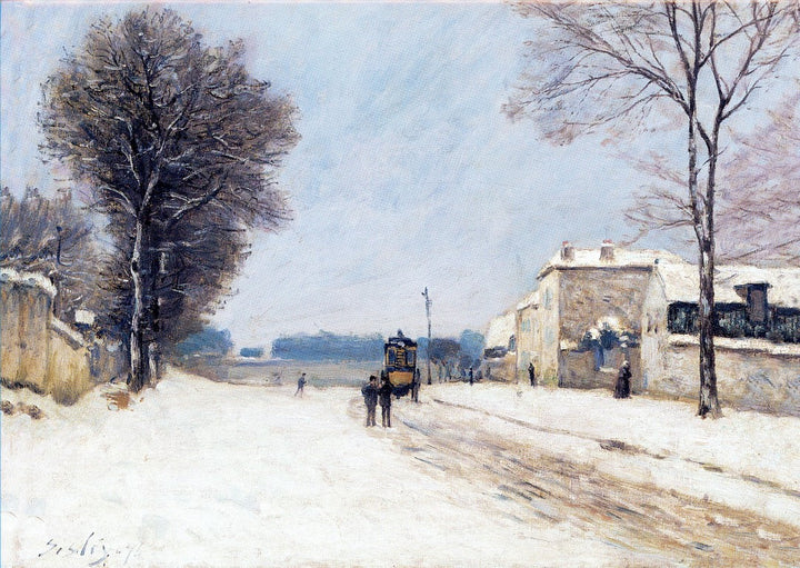 Snow Effect, 1876 by Alfred Sisley - 5 X 7" (Greeting Card)