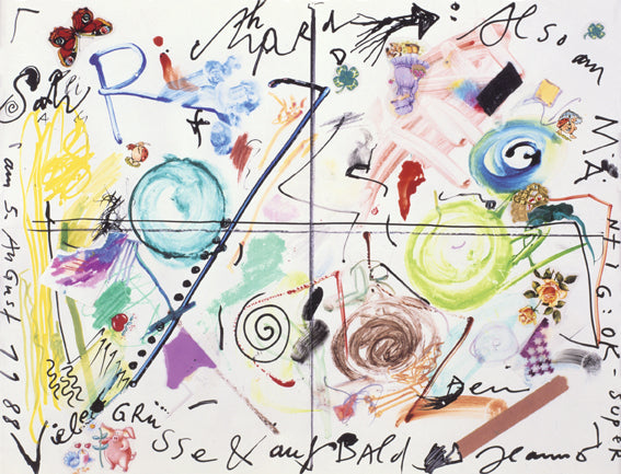 Salu Richard, 1988 by Jean Tinguely - 28 X 36 Inches