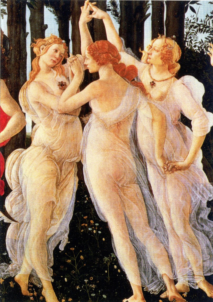 Le Printemps, 1477-1478 by Alessandro Botticelli - 5 X 7 Inches (Greeting Card)