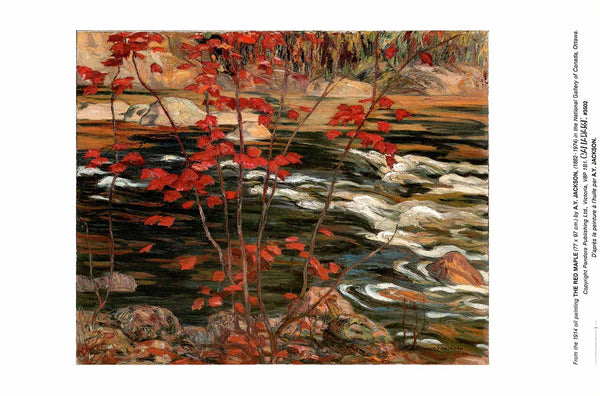 The Red Maple, 1914 by Alexander Young Jackson - 12 X 18 Inches (Art Print)