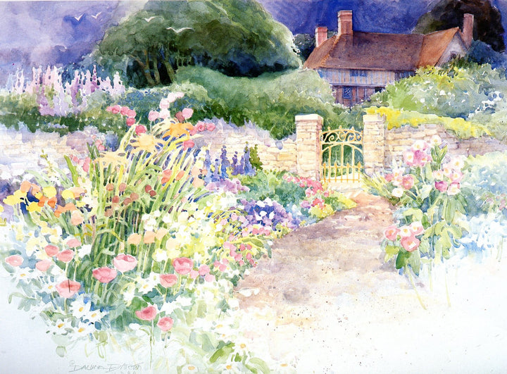 Garden 1 by Dawna Barton - 10 X 12 Inches (Greeting Card)