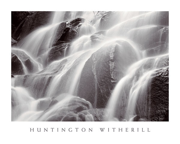 Waterfall, Yosemite National Park, 1983 by Huntington Witherill - 20 X 20 Inches (Art Print)