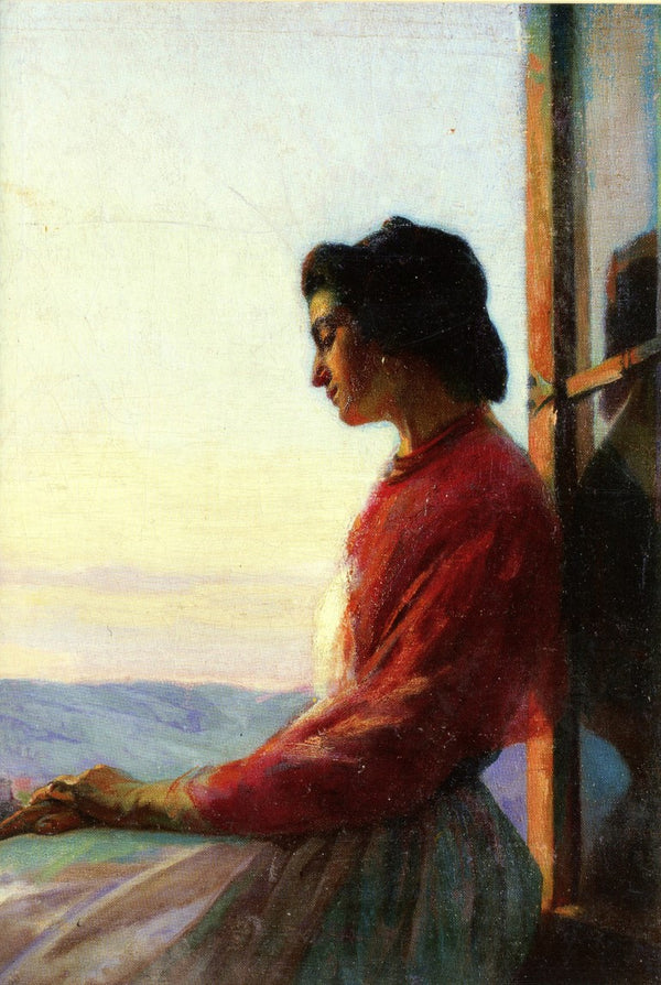 Jovanina assise à la fenêtre, 1864
