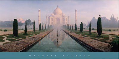 Taj Mahal and Eagle, Agra, India by Macduff Everton - 20 X 40 Inches (Art Print)