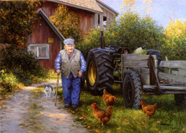 Mr. Churchill's Farm by Robert Duncan - 5 X 7" (Greeting Card)