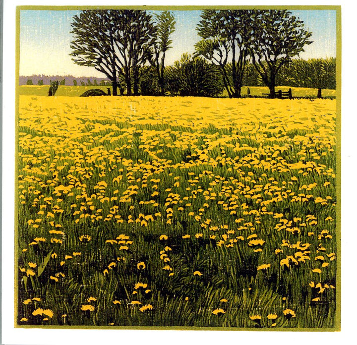 Elysian fields by Siemen Dijkstra - 6 X 6" (Greeting Card)
