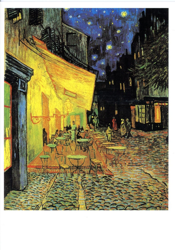 Café at Night, 1888 by Vincent Van Gogh - 5 X 7 Inches (Greeting Card)