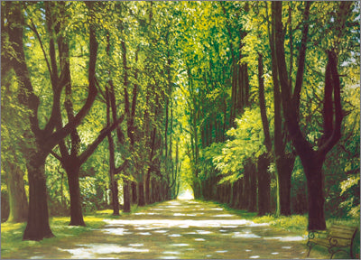 Lindenallee by Andreas Scholz - 20 X 28 Inches