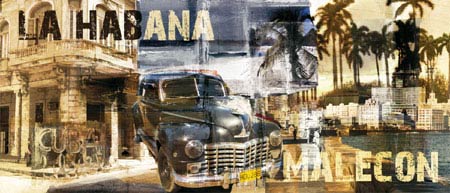 La Habana, Cuba by Enrique Figueredo - 20 X 40 Inches (Art Print)