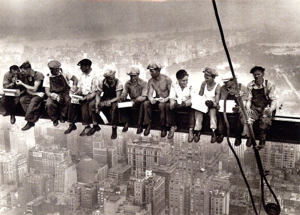 Lunchtime atop a Skyscraper, 1932  - 5 X 7 Inches (Greeting Card)