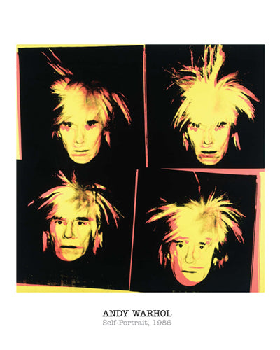 Self-Portrait, 1986 by Andy Warhol - 16 X 20 Inches (Art Print)