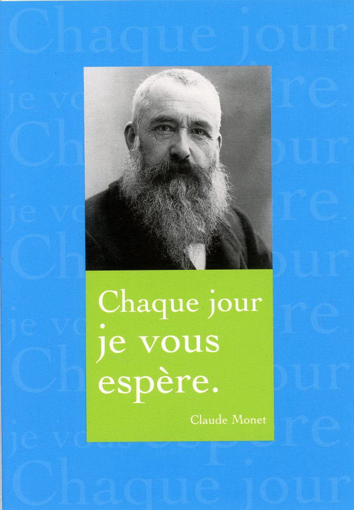 Chaque jour je vous espère by Claude Monet - 5 X 7 Inches (Greeting Card)