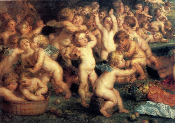 The Worship of Venus (detail) by Peter Paul Rubens - 5 X 7" (Greeting Card)