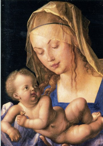 Madonna with the pear slice, 1512 by Albrecht Durer - 5 X 7" (Greeting Card)